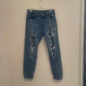 Levi's 501 Ripped Jeans
